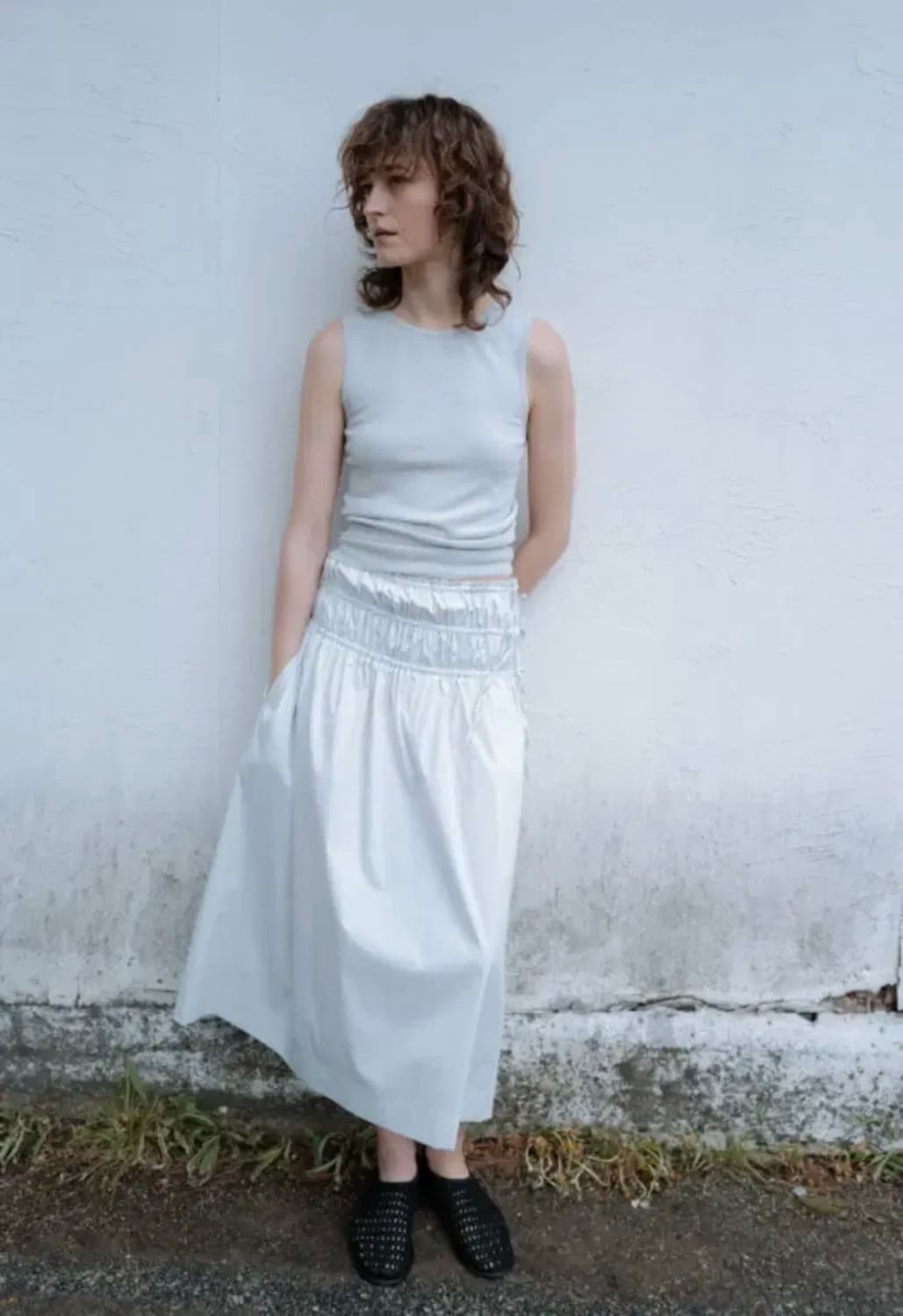 모노하 셔링스커트 상품이미지1