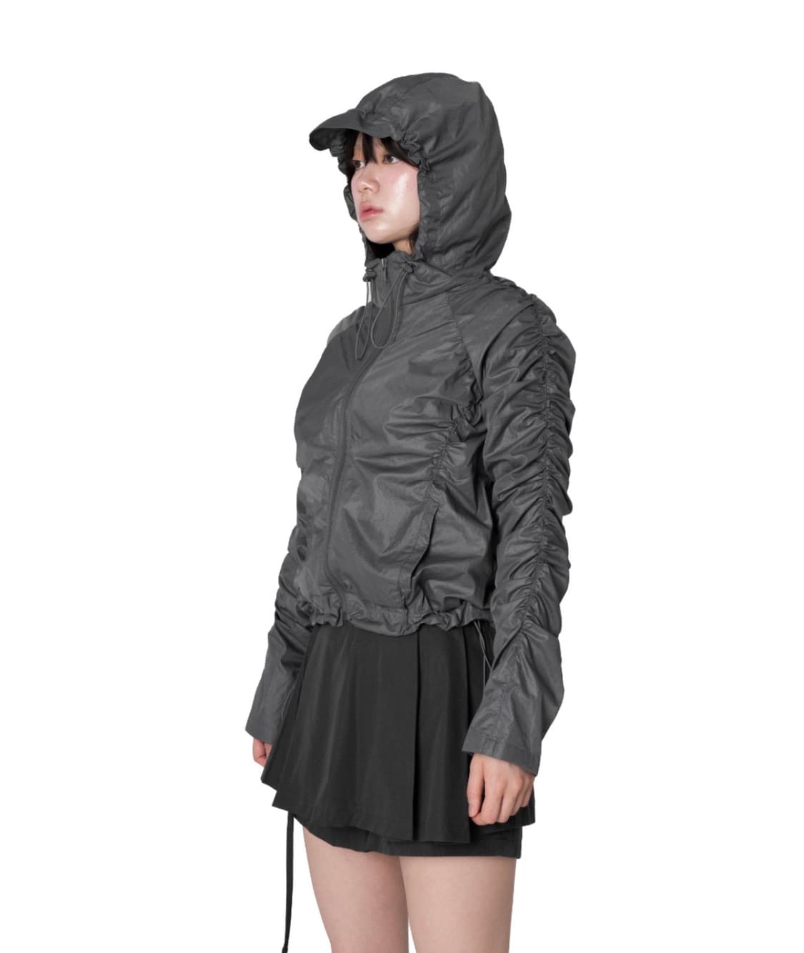 우화 WOOHWA SHIRRING HIGHNECK WINDBREAKER 상품이미지2