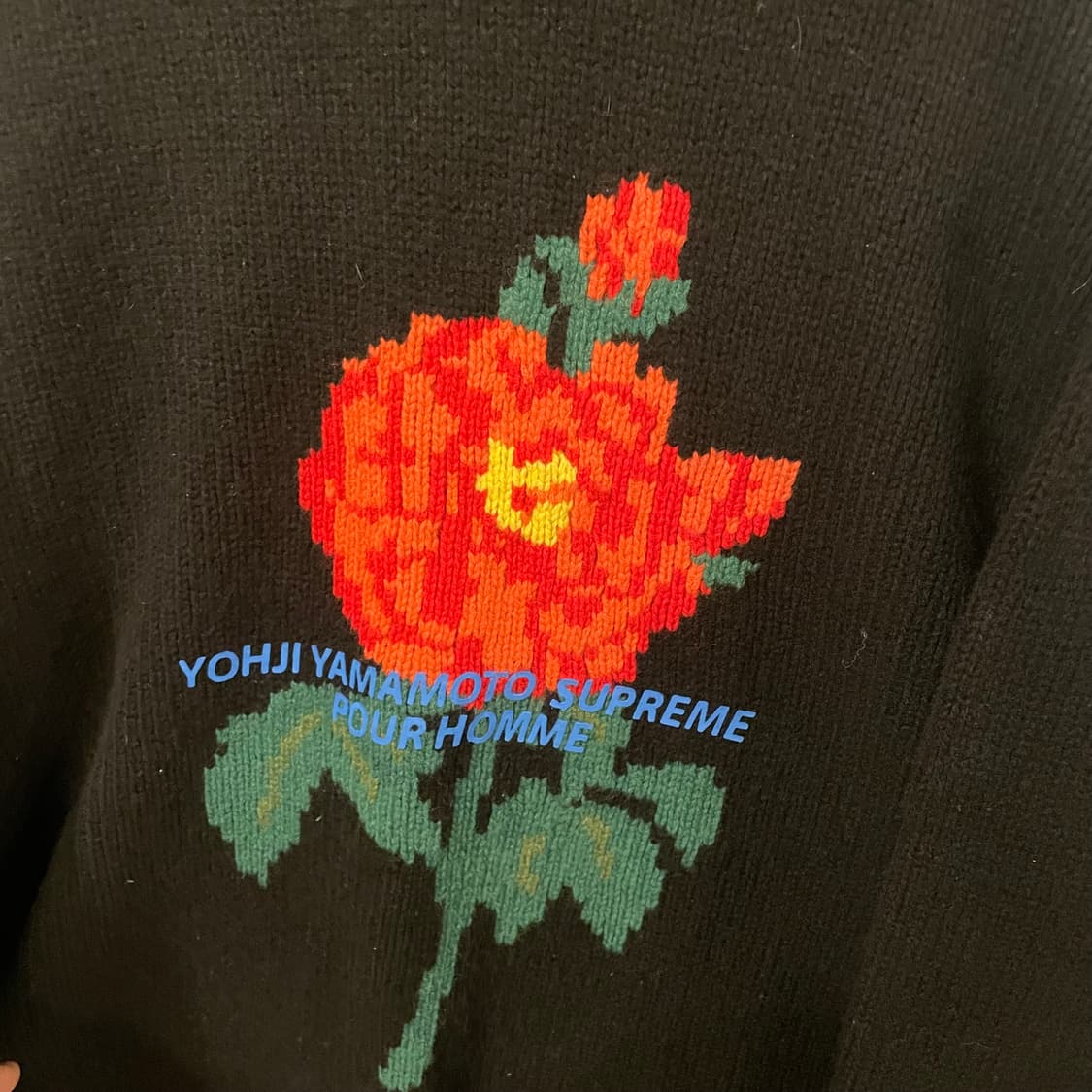 슈프림 요지야마모토 양귀비 니트 L 상품이미지3