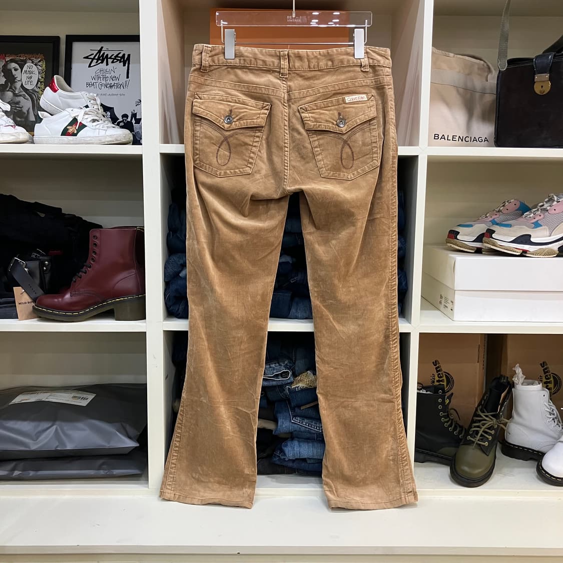 캘빈클라인 베이지 코듀로이 팬츠 33 상품이미지3