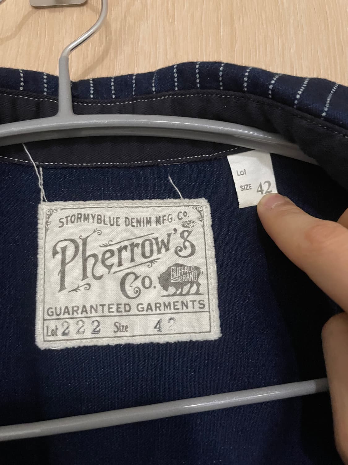 페로우즈 와바시 트러커 자켓 42 사이즈 상품이미지3