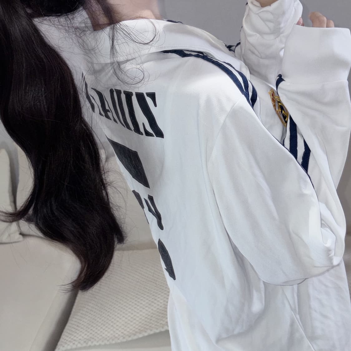 🐰아디다스 레알 긴팔 슬리브 여리핏 매물없음🖤 상품이미지4