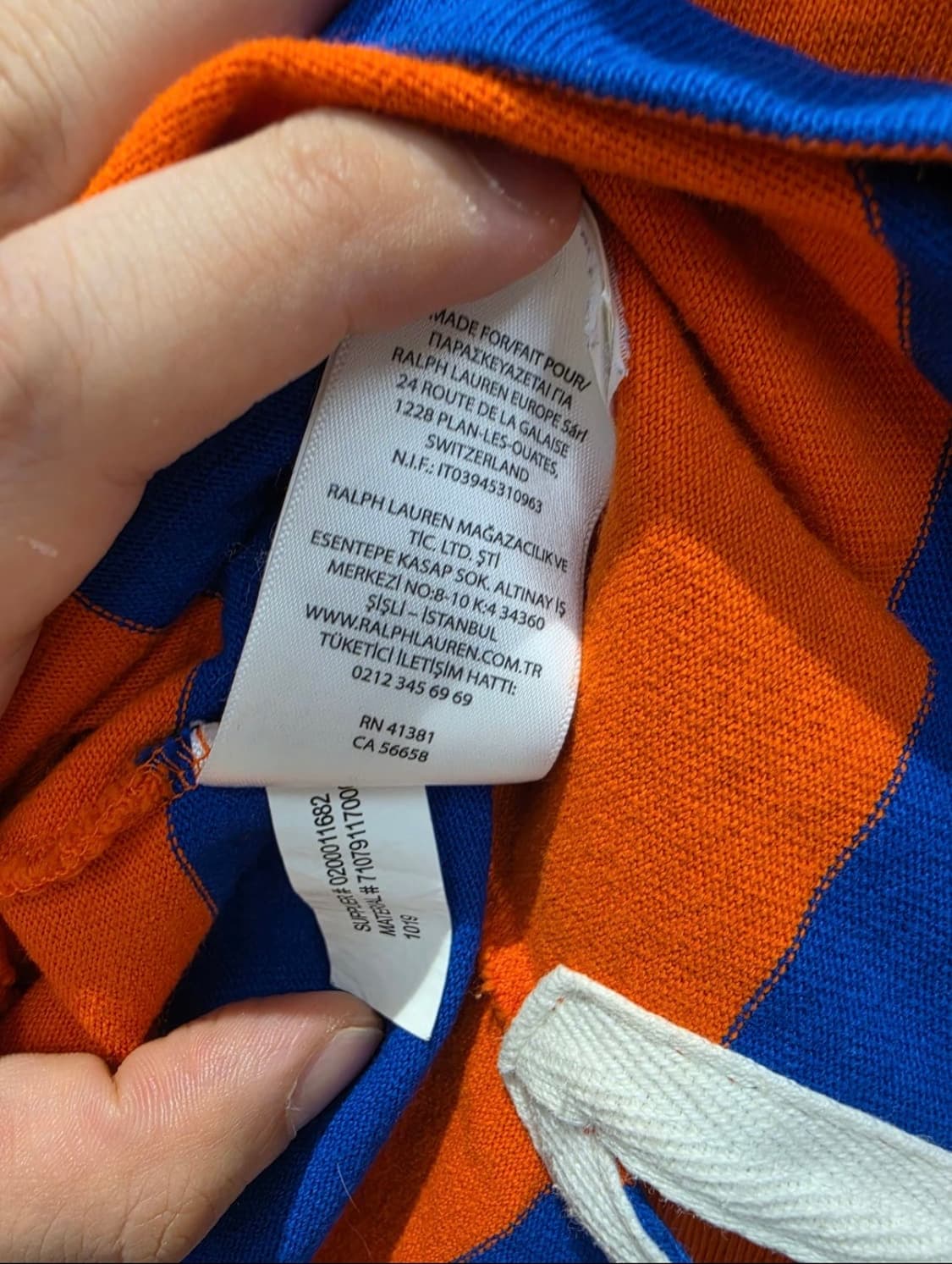 폴로 랄프로렌 럭비티 상품이미지4