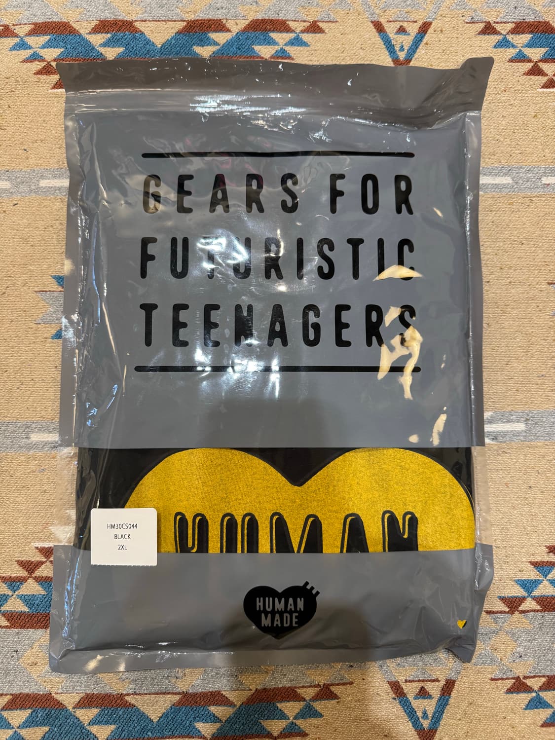 [XXL] 휴먼메이드 그래픽 롱슬리브 티셔츠 블랙  상품이미지8