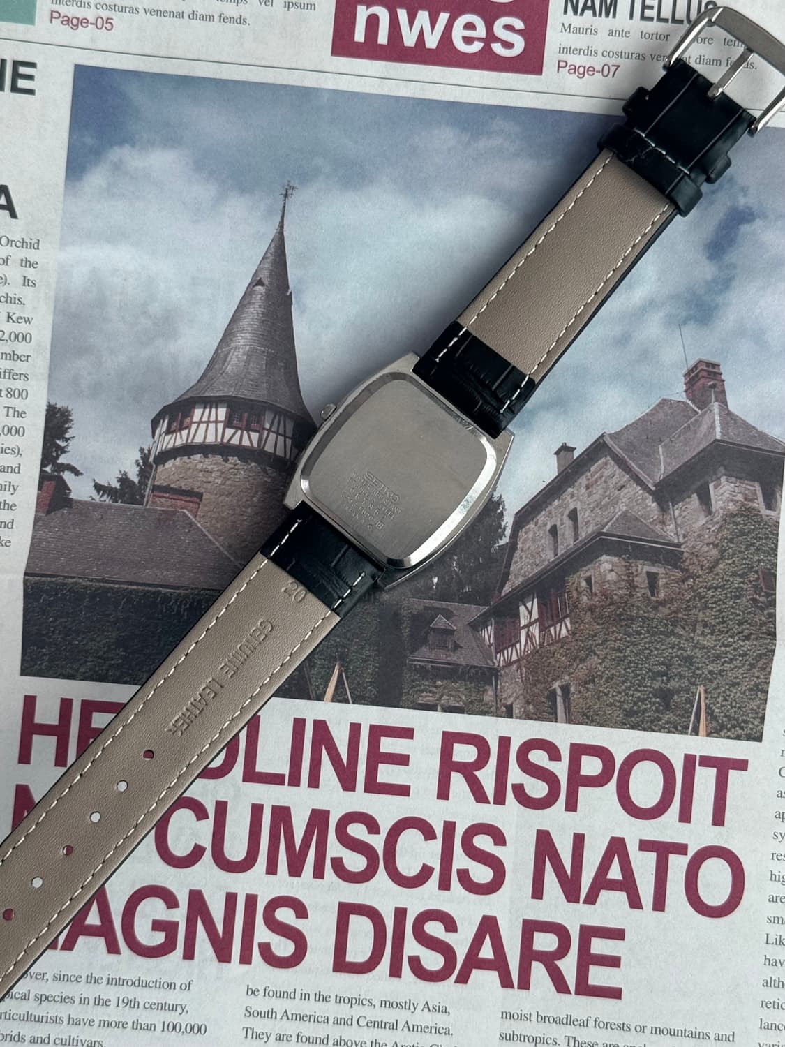 세이코 Seiko 로드 쿼츠 스퀘어 상품이미지3