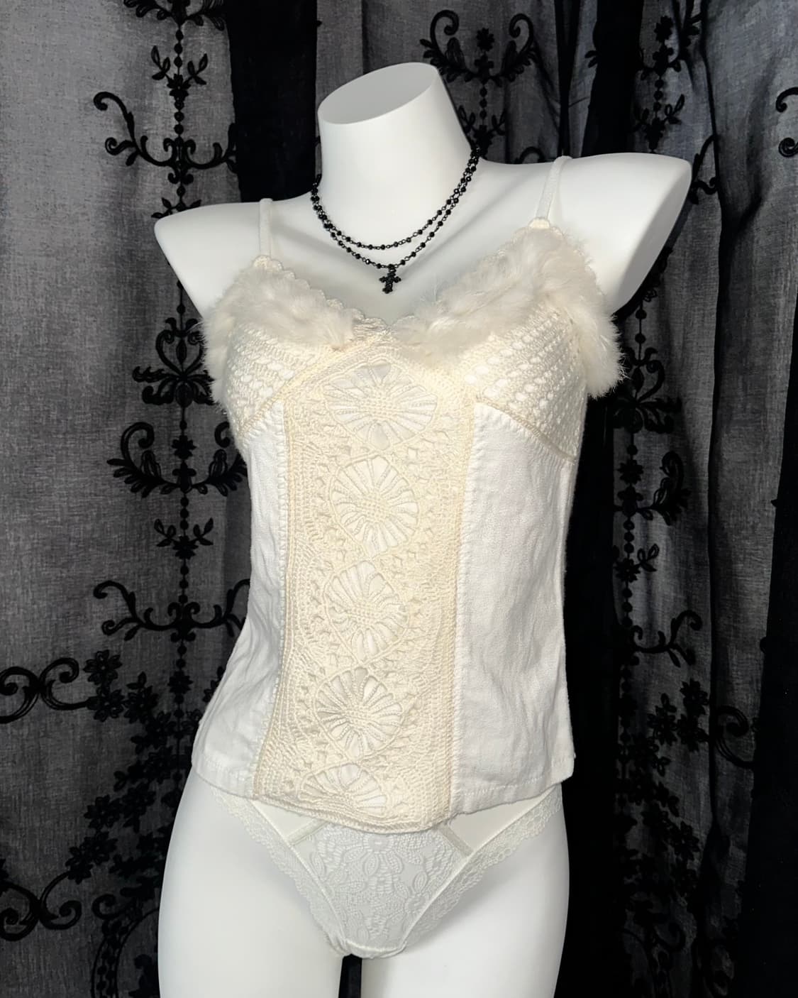 WH suede fairy slip 상품이미지2