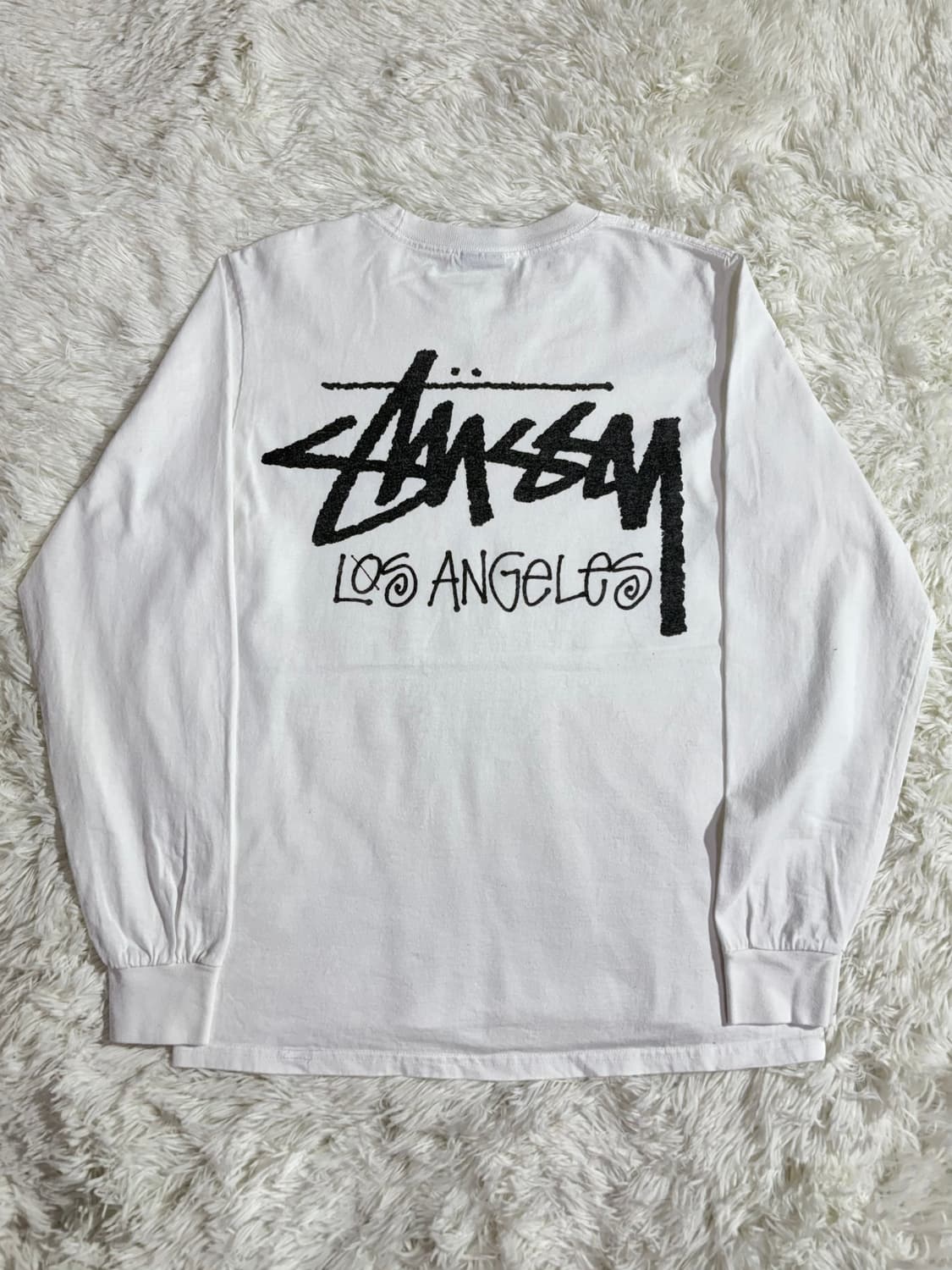 스투시 로스엔젤레스 화이트 슬리브  상품이미지5