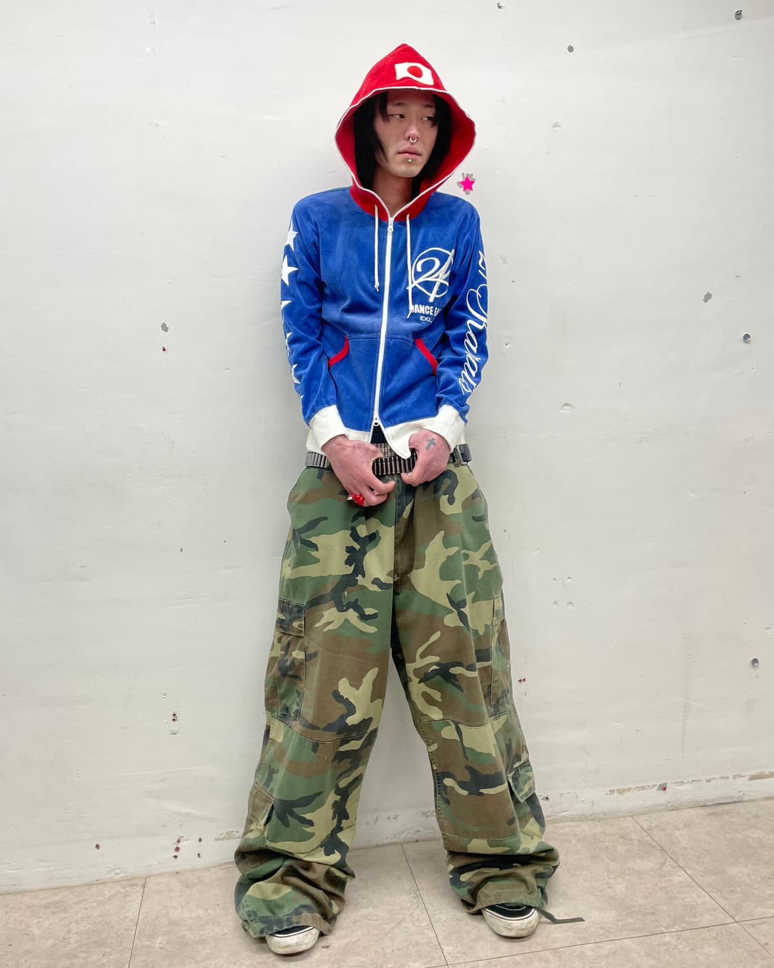 Star 24 Blue Hooded Zip-Up  상품이미지6