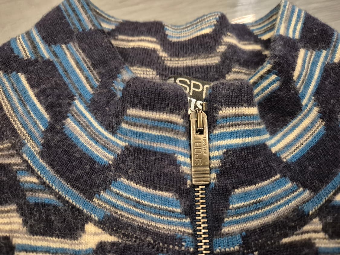 90s 미쏘니 니트 짚업 상품이미지6