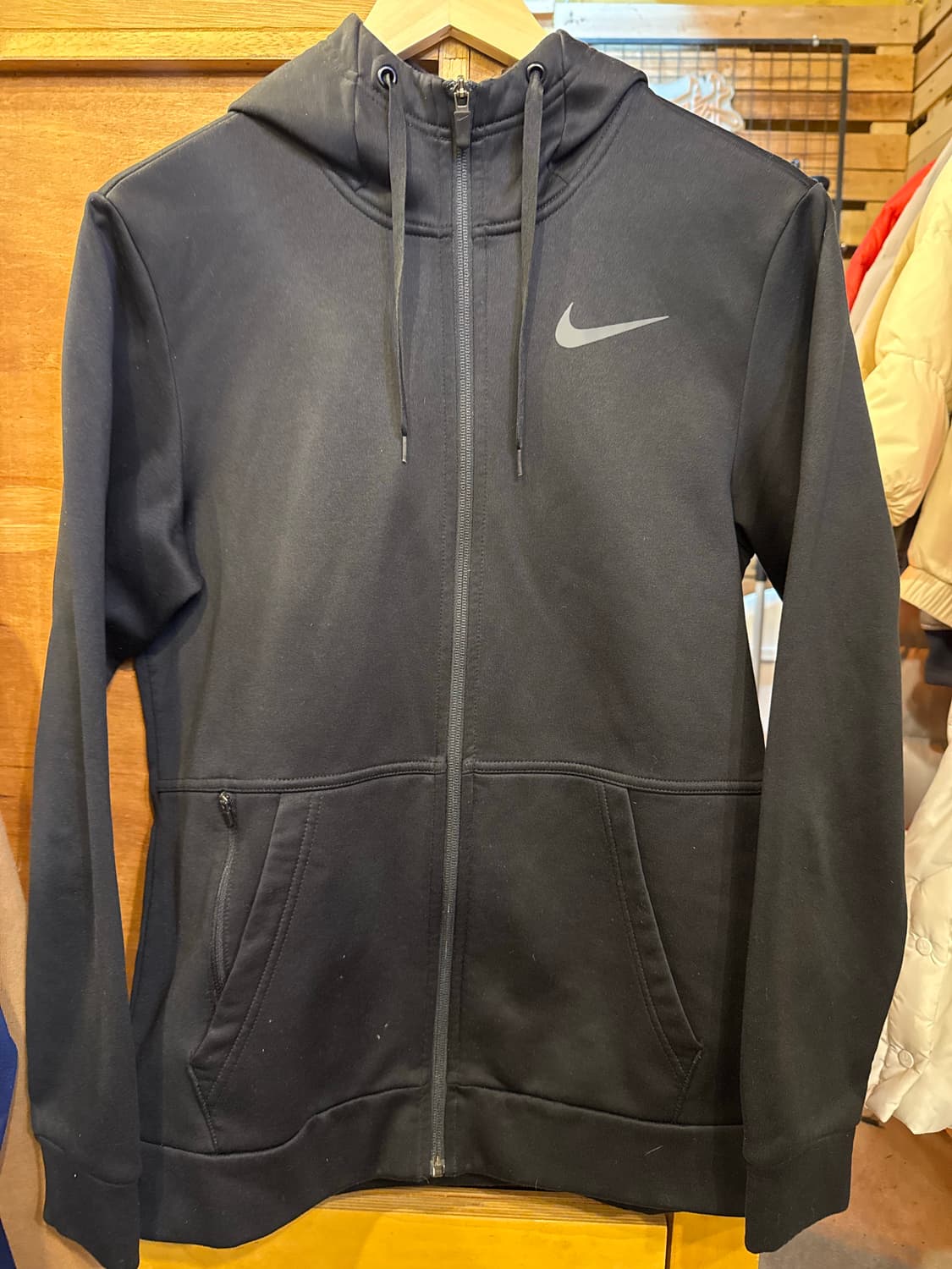 나이키 블랙 후드집업 상품이미지1