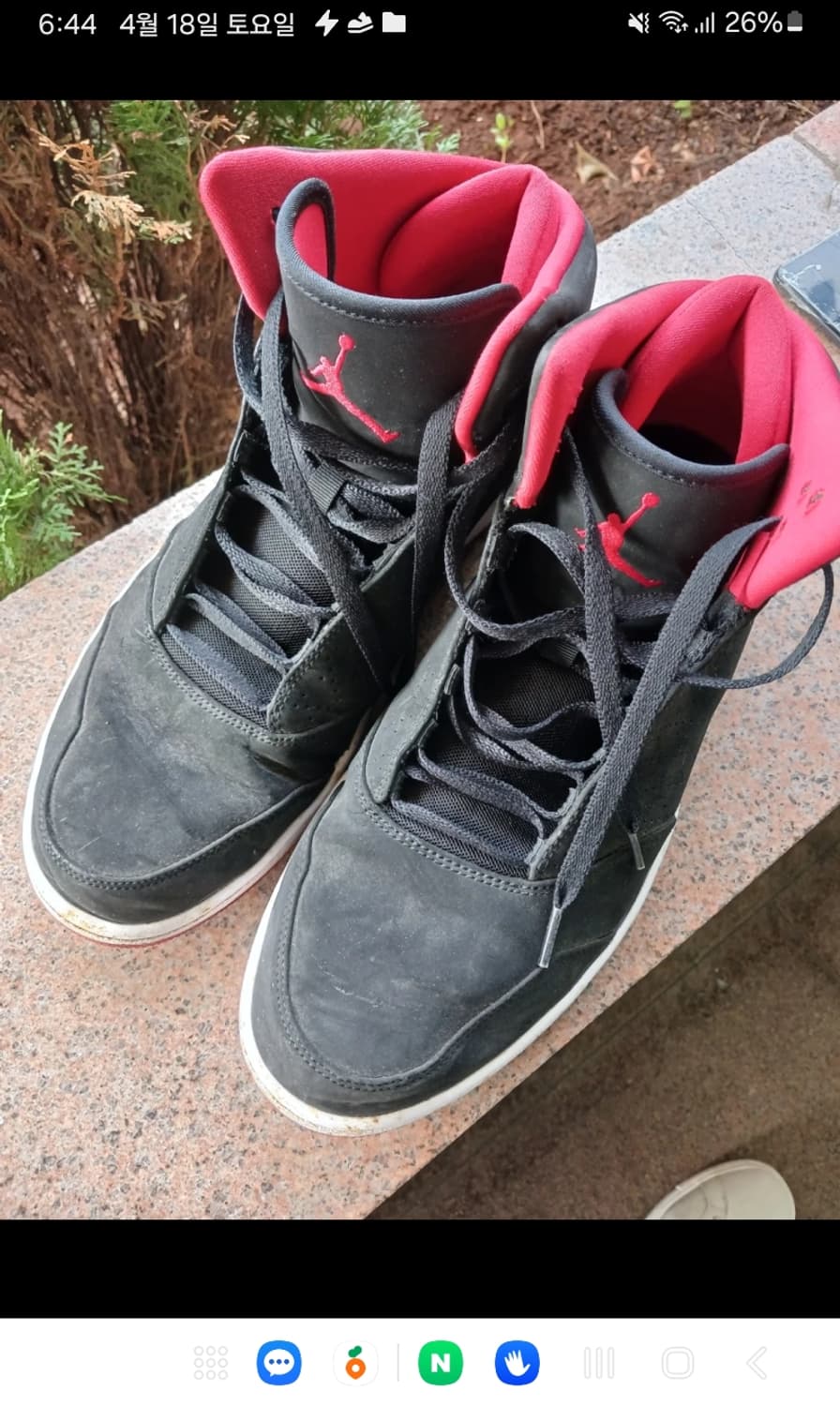 나이키 에어 플레이트5 검뻘 하이탑 상품이미지1