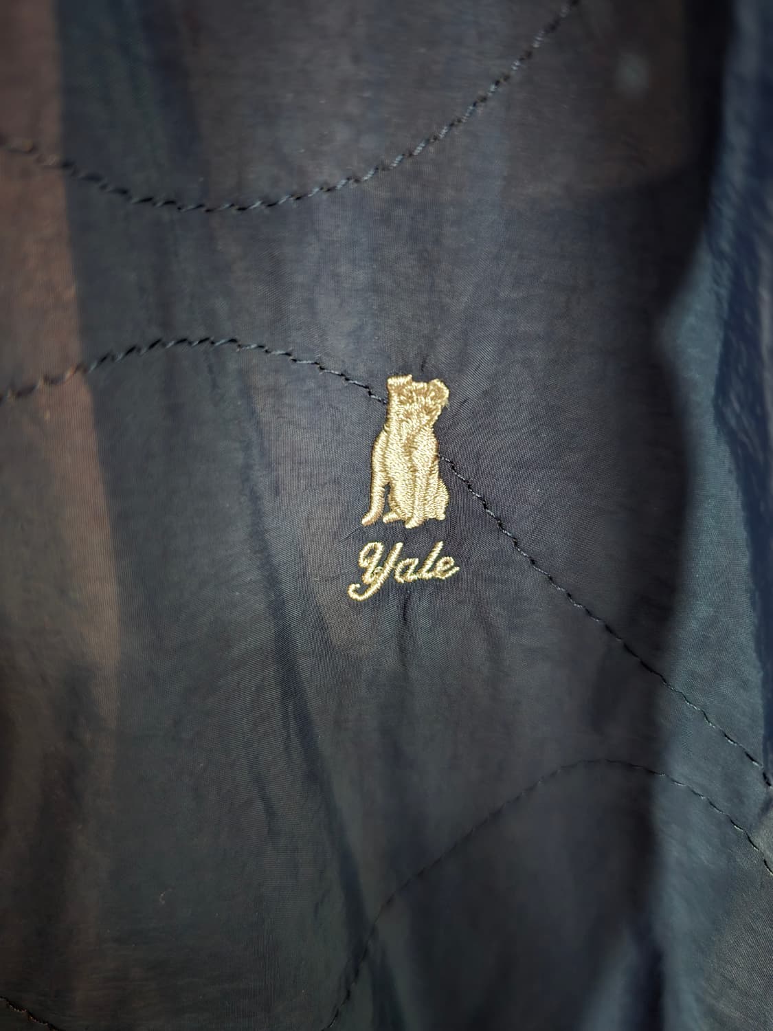 예일 네이비 퀼팅 경량자켓 상품이미지5