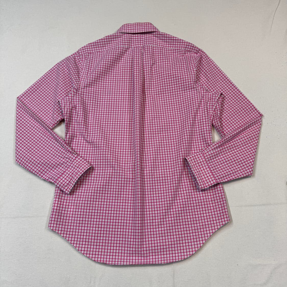 M) 폴로 랄프로렌 클래식핏 핑크 체크 포플린 셔츠 상품이미지5