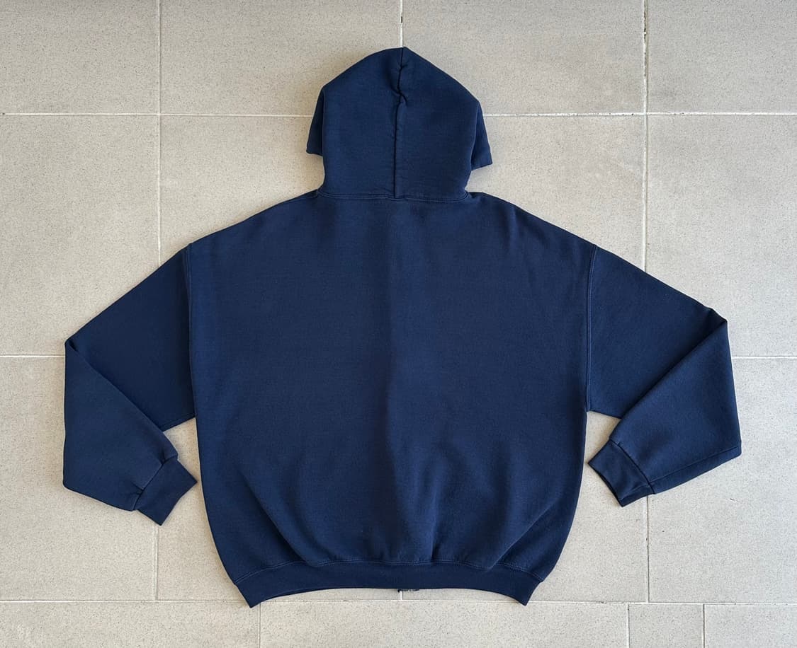 00s 빈티지 러셀 후드집업 네이비 XL 상품이미지2