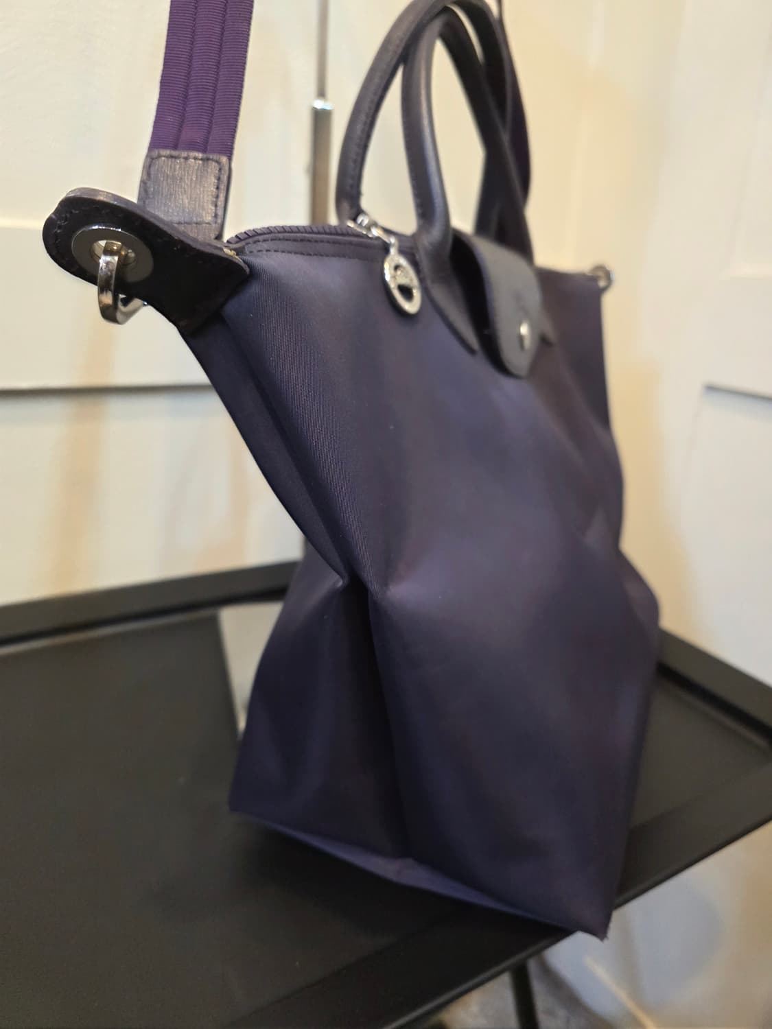 롱샴 플리아쥬 네오 탑핸들 퍼플 상품이미지4