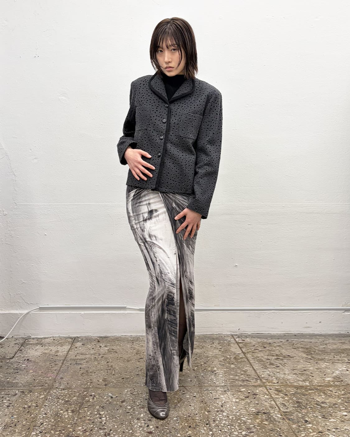 빈티지 펀칭 자켓 상품이미지6