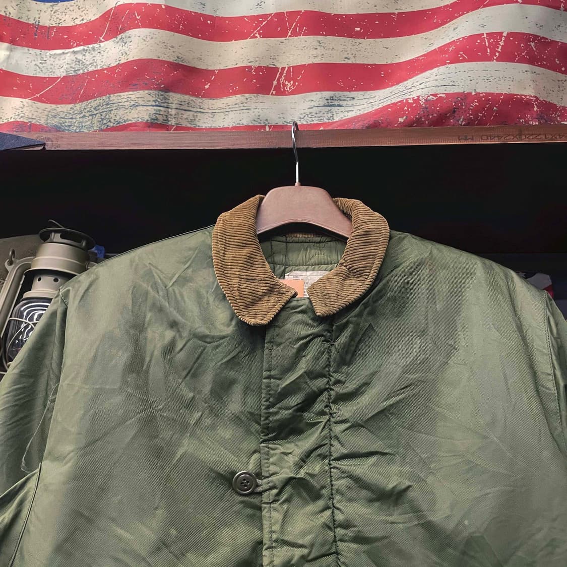 80s 오리지널 U.S NAVY 익스트림 A-1덱 자켓 밀리터리 N510 상품이미지3