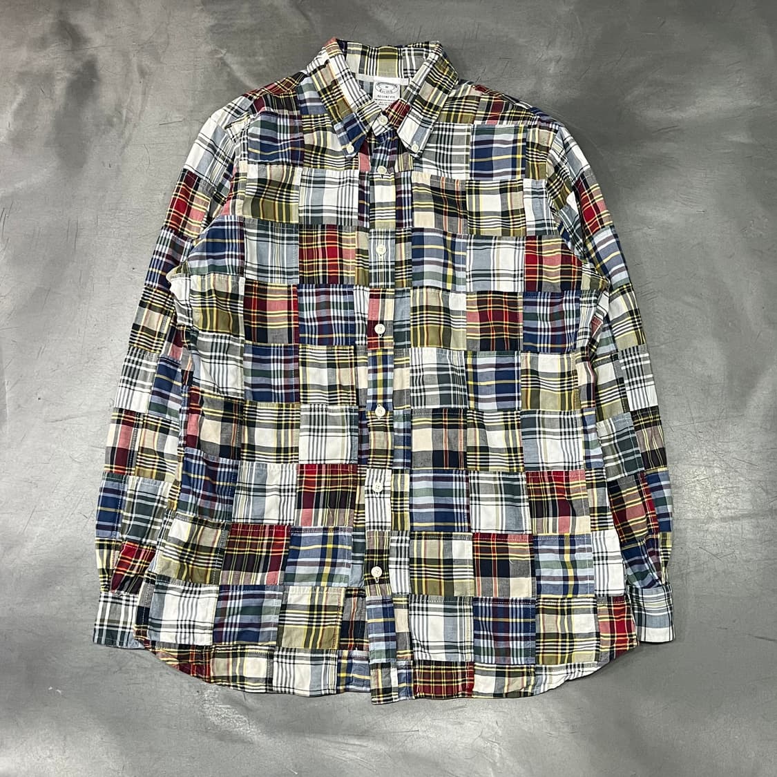  브룩스브라더스 마드라스 체크 셔츠 y15756 상품이미지1