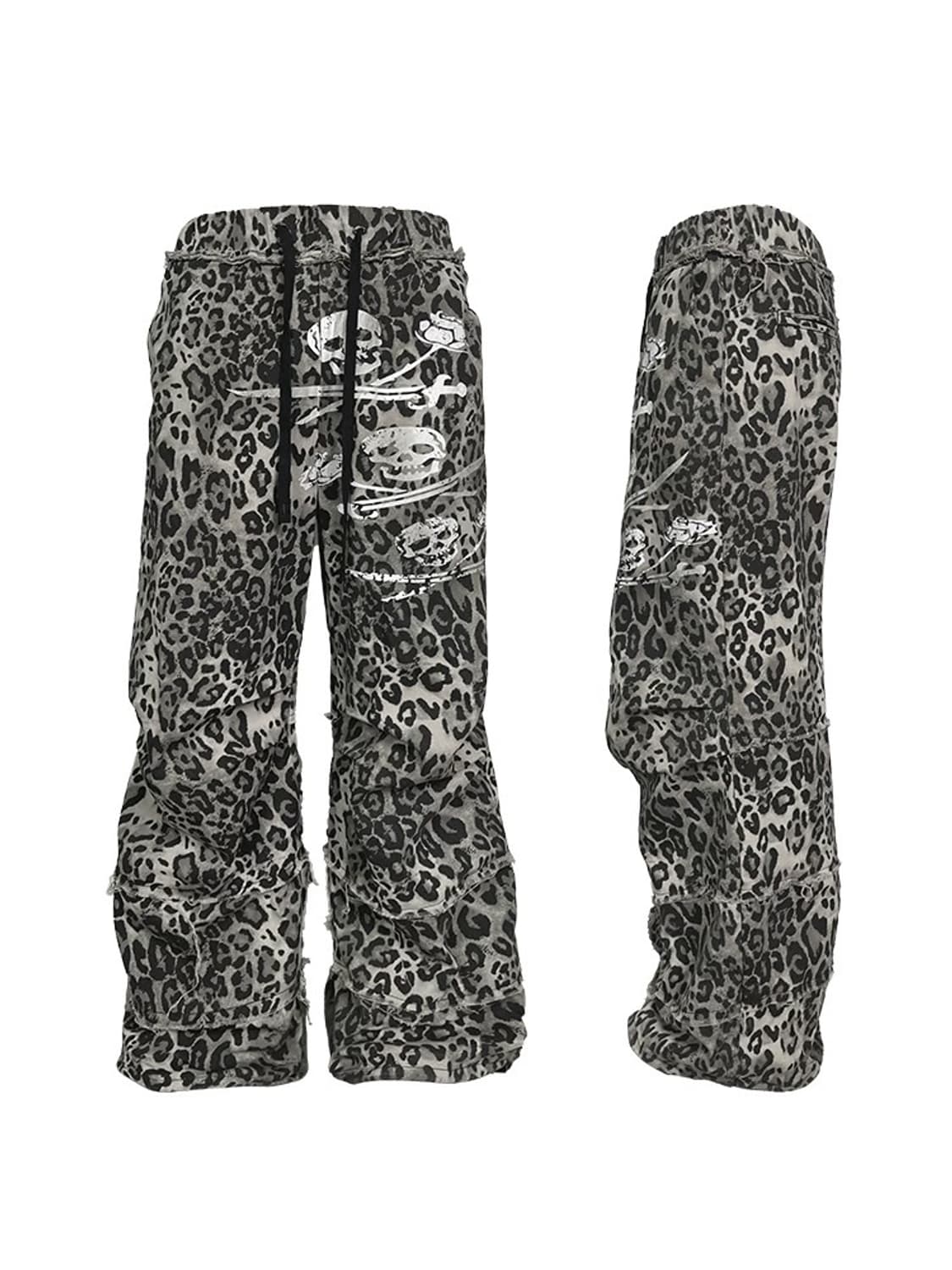 Feral Skull Leopard Wide Pants 상품이미지1