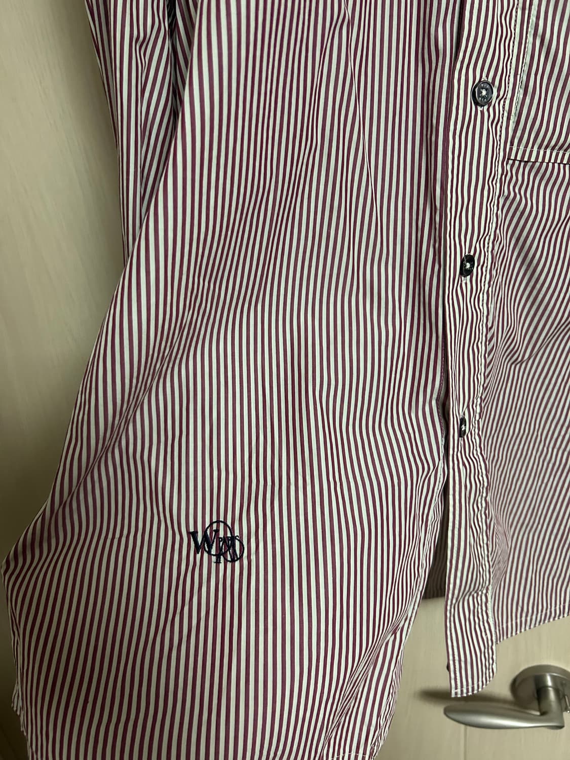 우영미 스트라이프 셔츠 상품이미지4