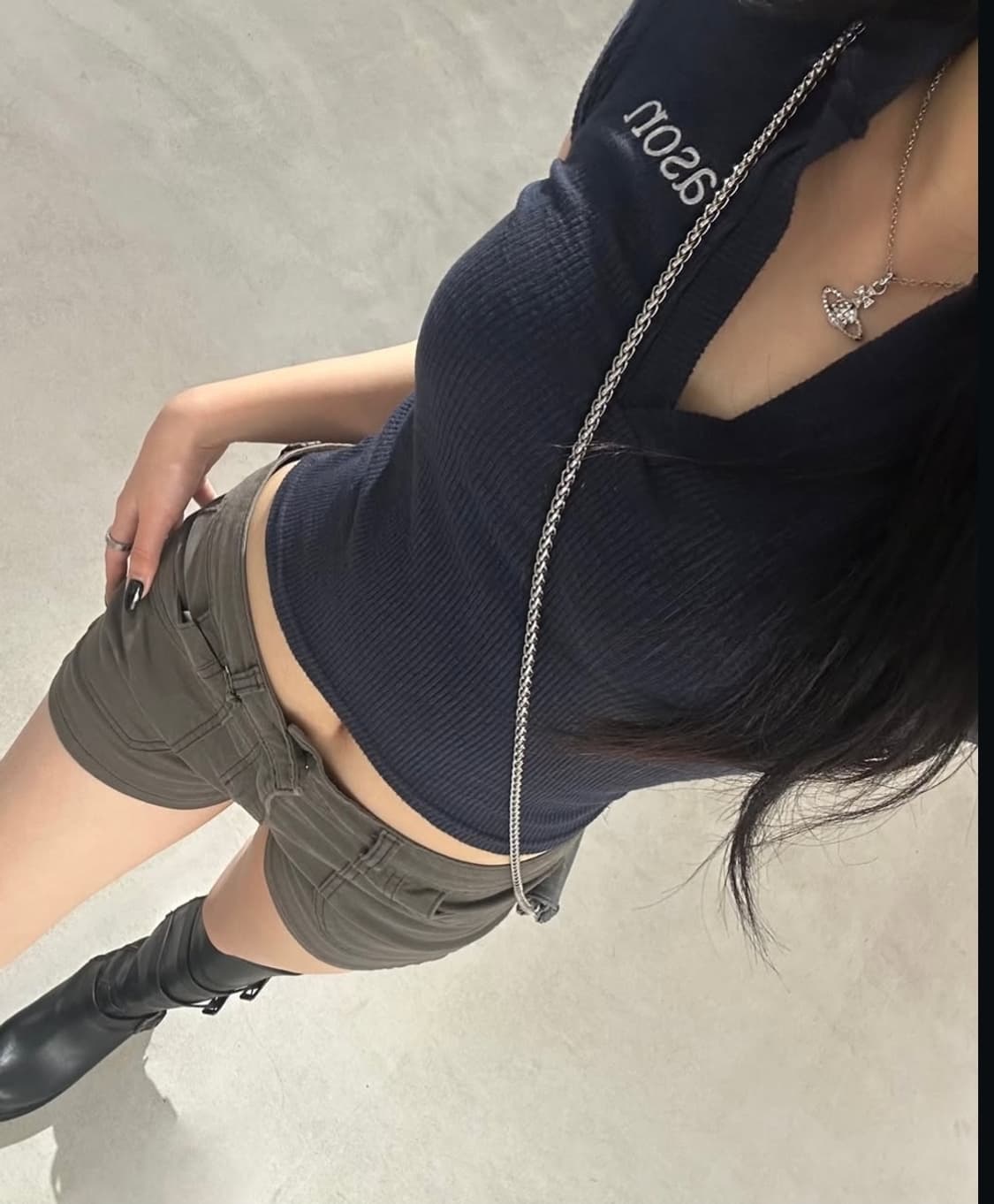 애즈온 ason SAND LOW SHORT PANTS / KHAKI S사 상품이미지1