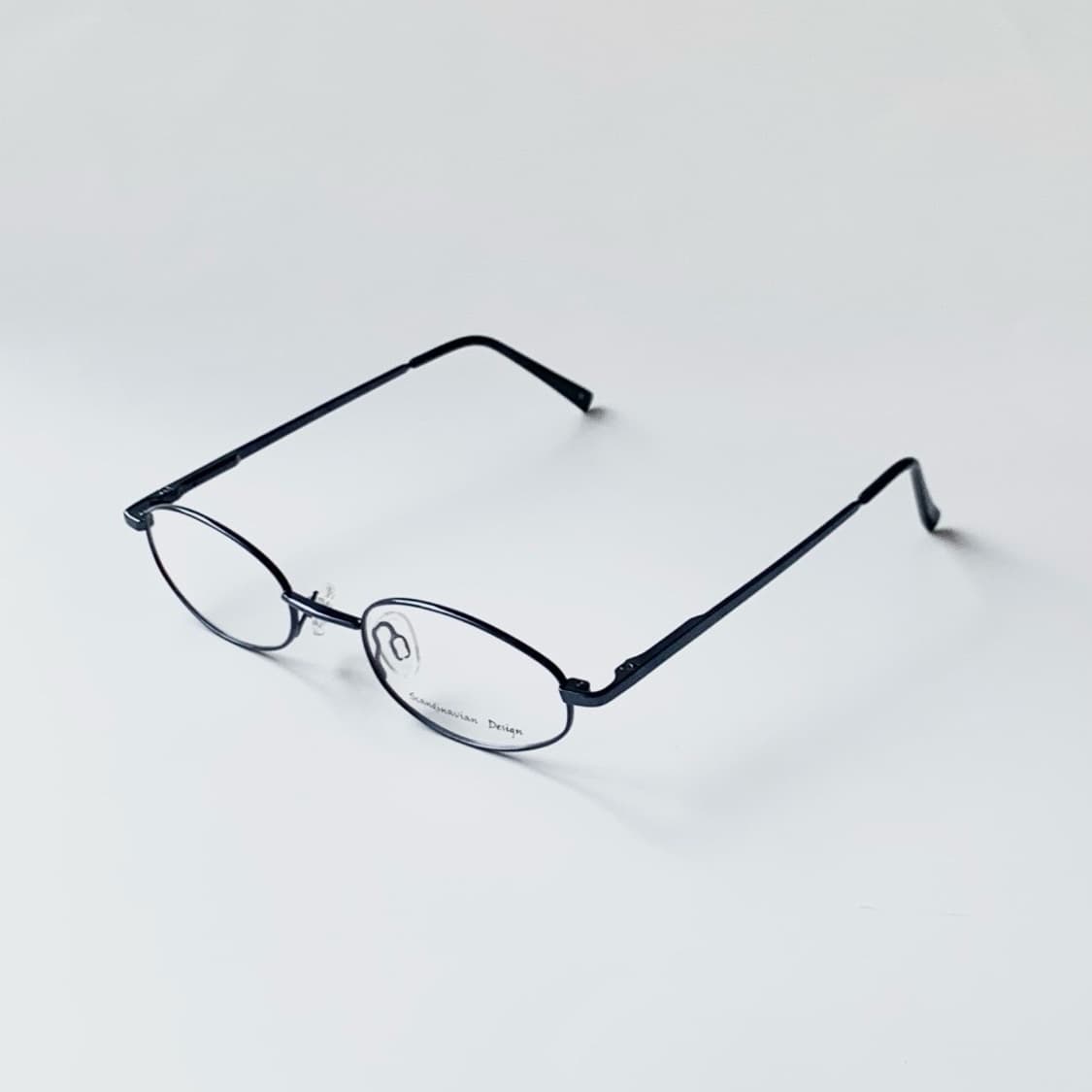 [픽키-692] 딥블루 메탈 오벌 안경 슬림 타원 미니멀 상품이미지3