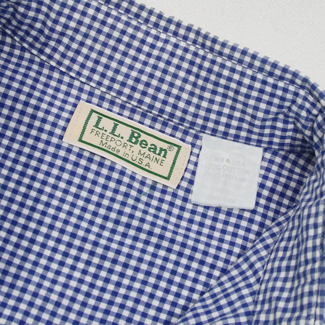 (착용컷) L.L.Bean 체크 셔츠 (남성용 100) 상품이미지5