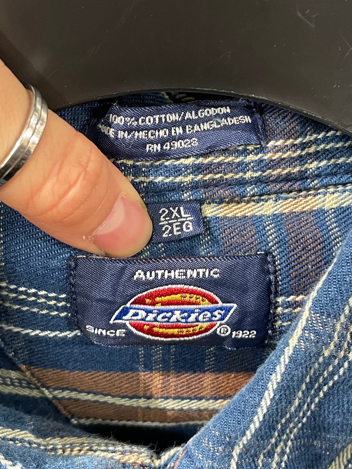 디키즈 체크 셔츠   상품이미지7