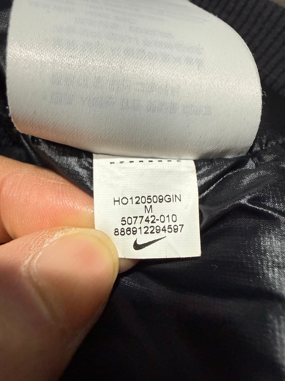 Nike 나이키 디스트로이어 레더슬리브 울 바시티 자켓 상품이미지7