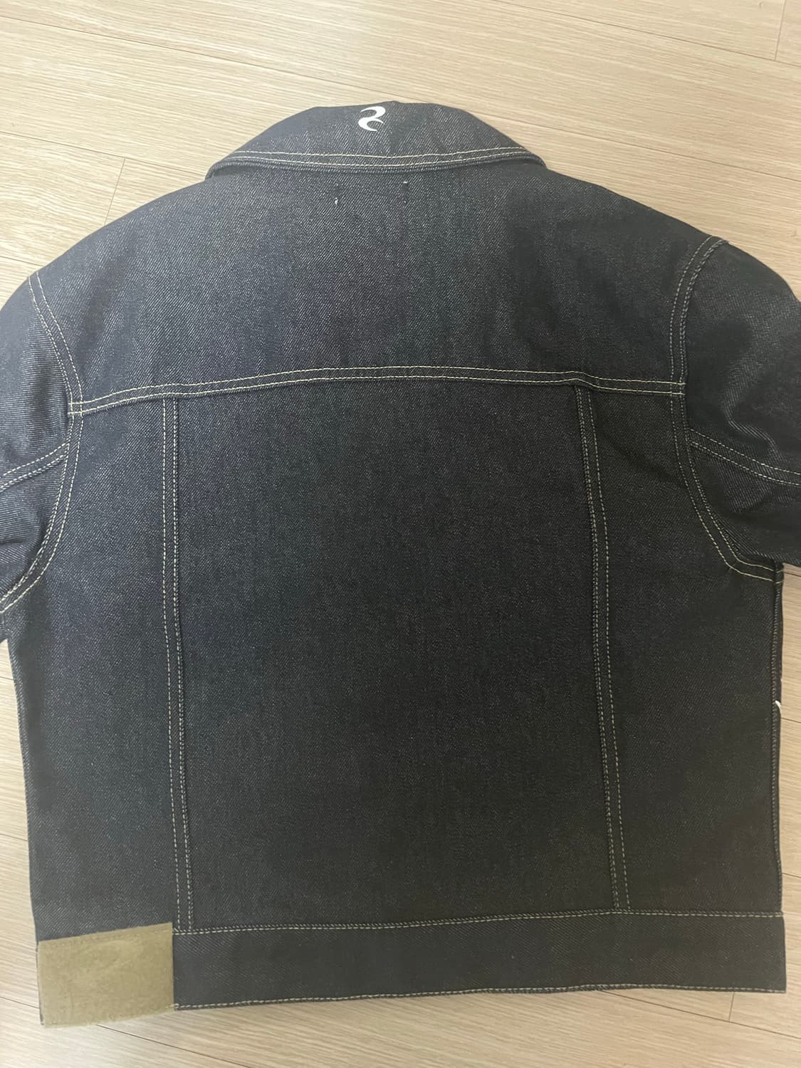 [TEAM USE] 네이비씰 데님 크롭 자켓 M 상품이미지3