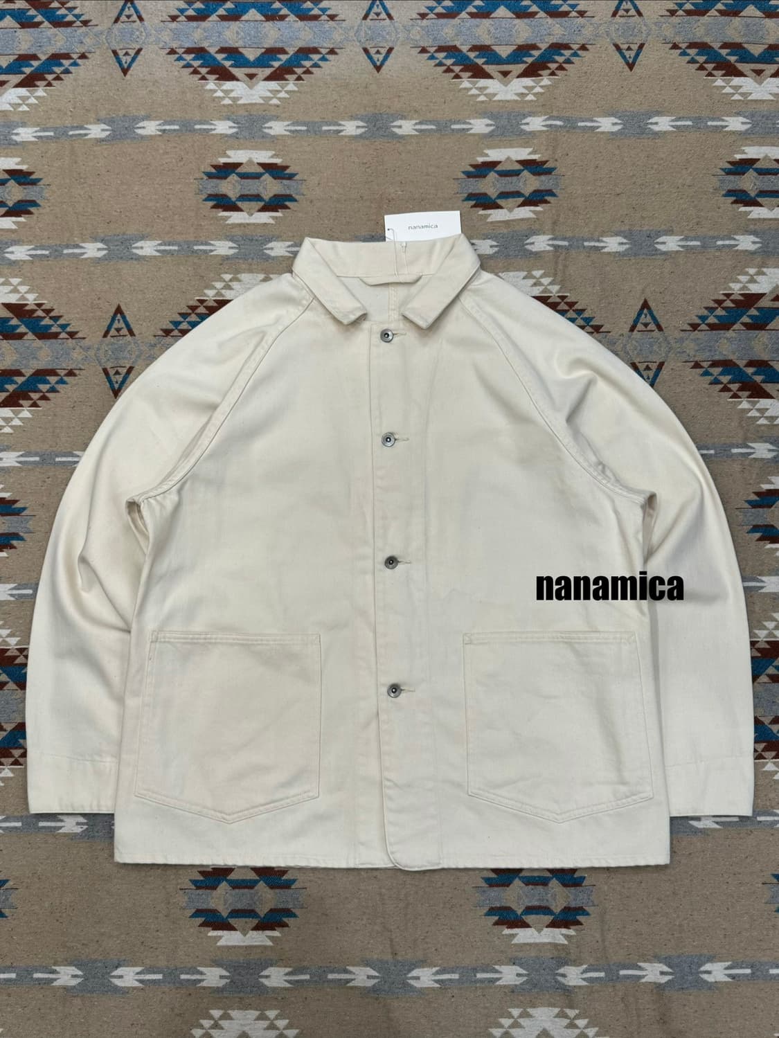 [L][105] 나나미카 데님 커버올 자켓 (내추럴) 상품이미지1