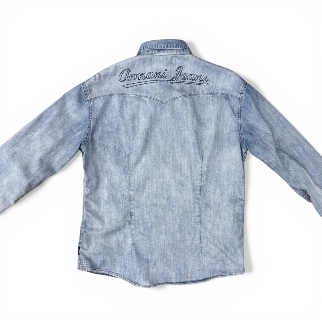 00's 아르마니 진스 데님 셔츠 상품이미지2