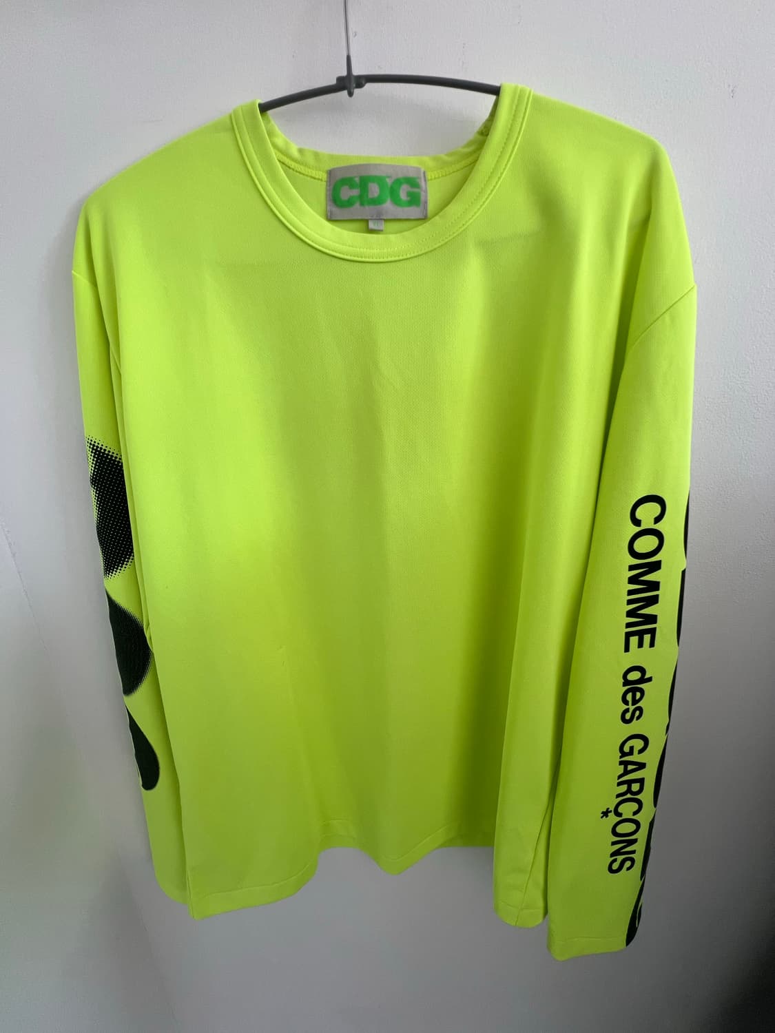 CDG 꼼데가르송 형광 롱슬리브 XL 상품이미지1