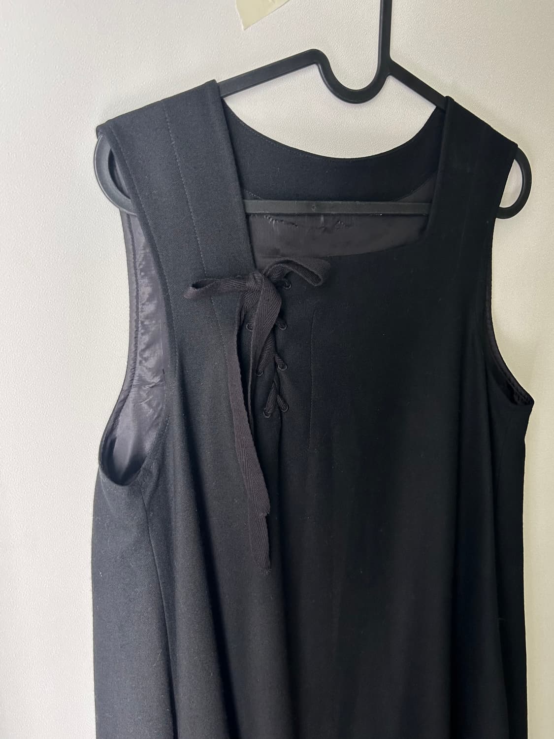 Vintage 울 스퀘어넥 원피스 상품이미지1