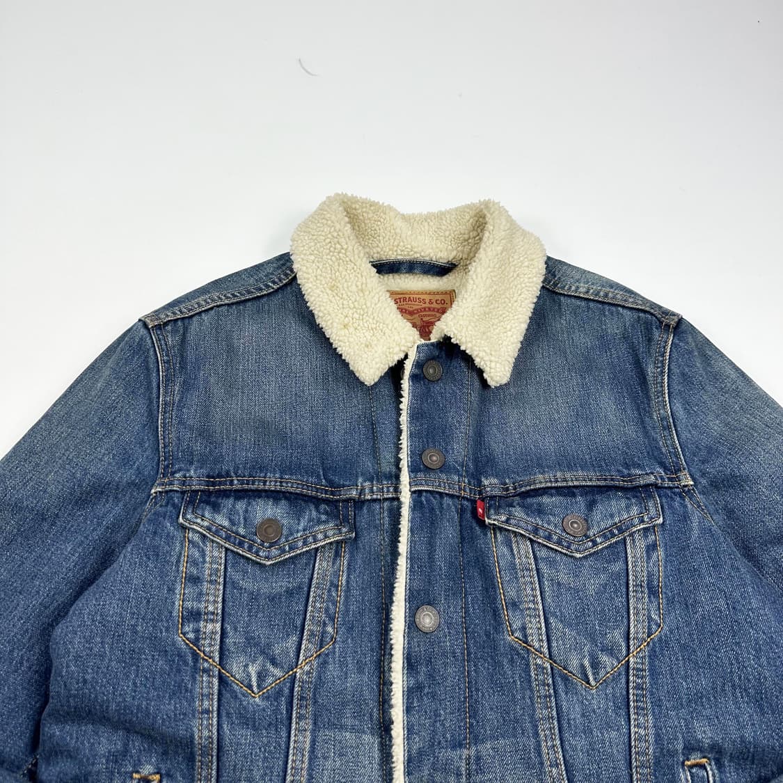 리바이스 og 양털 데님 트러커 자켓 S 상품이미지2