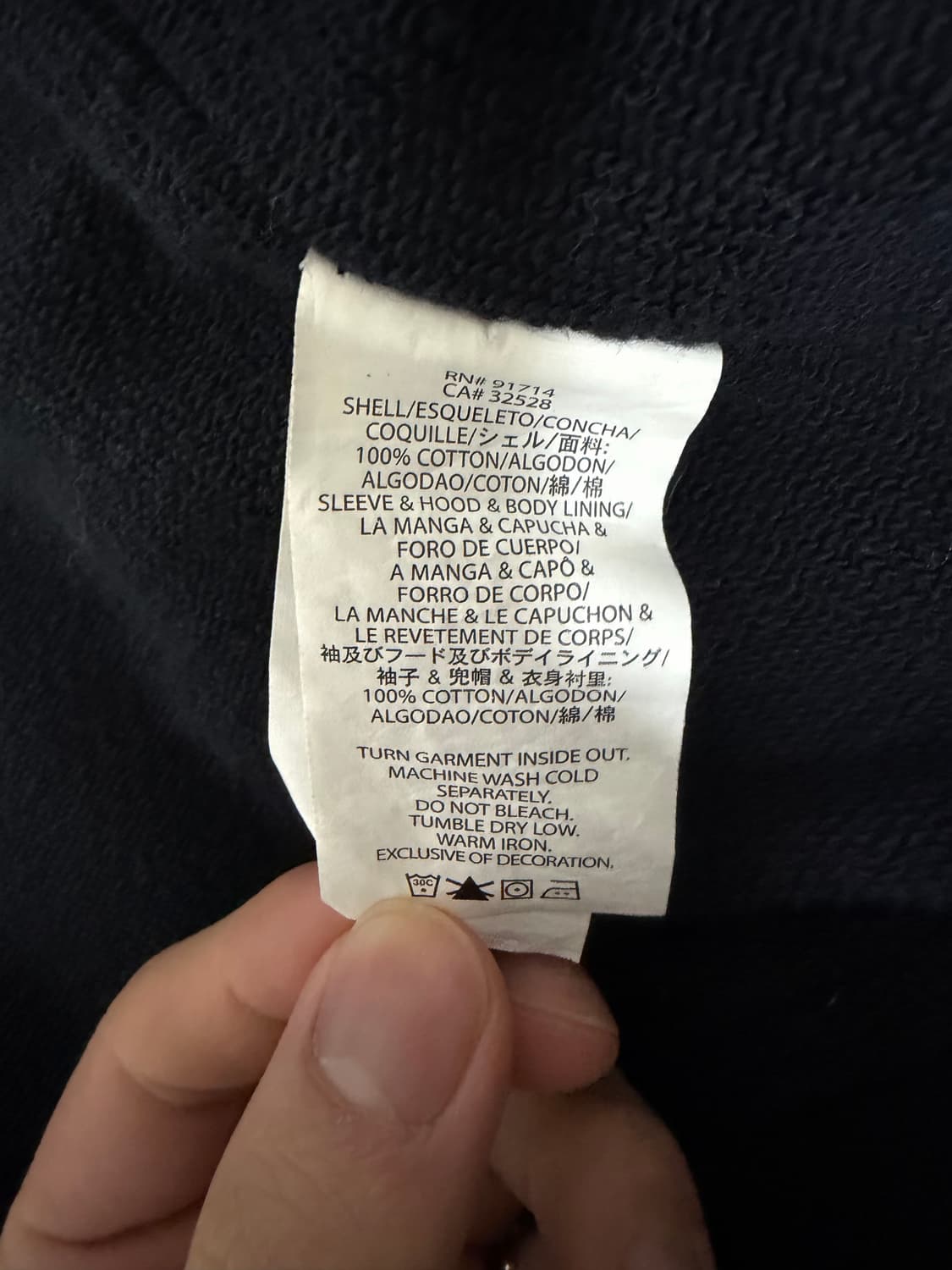 알마니 익스체인지 90s 데님 코튼 믹스 후드자켓 상품이미지3