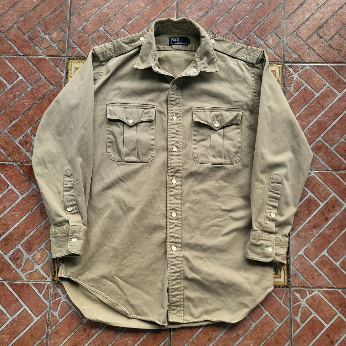 Polo Ralph Lauren 밀리터리 오피서 셔츠 상품이미지2