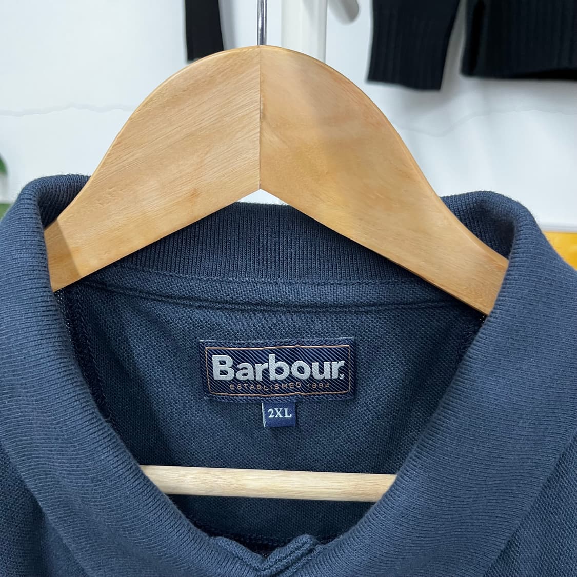 바버 피케 반팔 티셔츠 2XL 상품이미지3