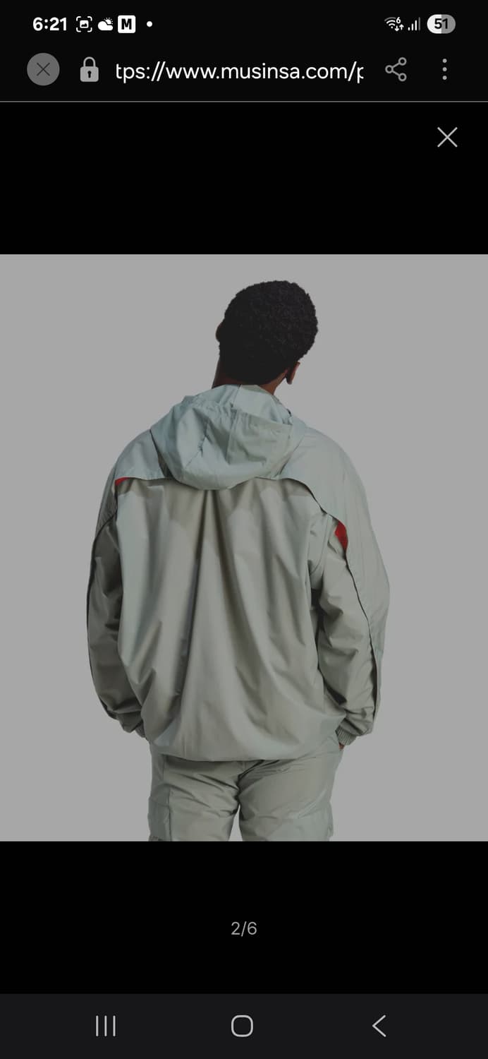 아디다스 시티 이스케이프 men's 아노락 Grey 2xl 상품이미지7