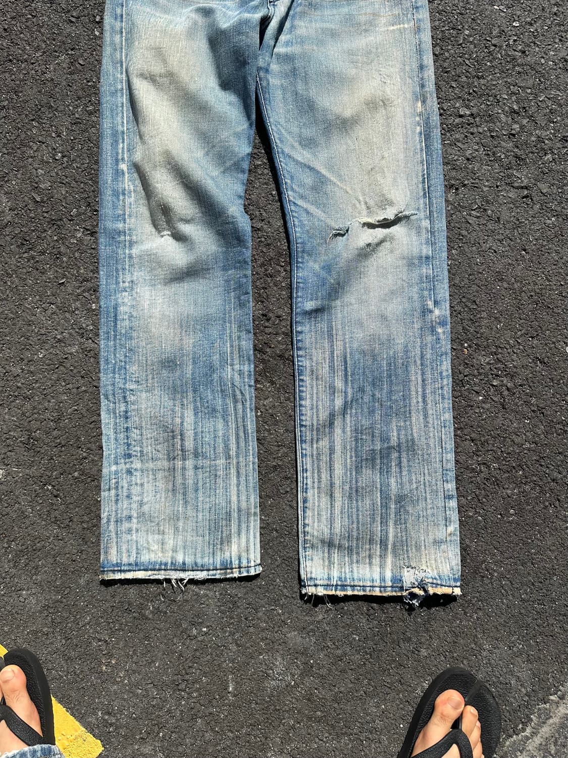 00’s Diesel washed detail straight denim 상품이미지7