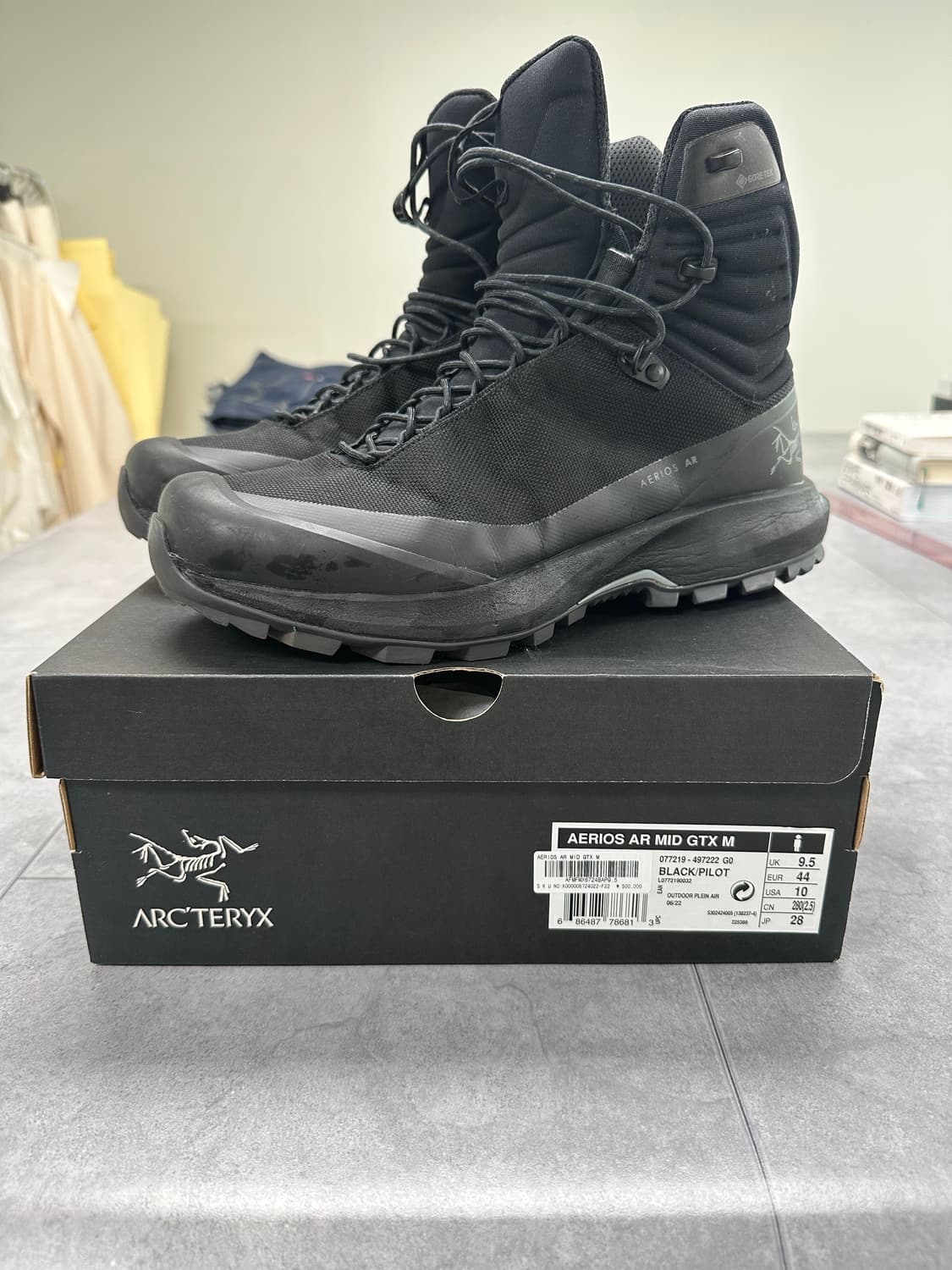 [280] 아크테릭스 에어리어스 AR 미드 GTX 블랙 상품이미지3