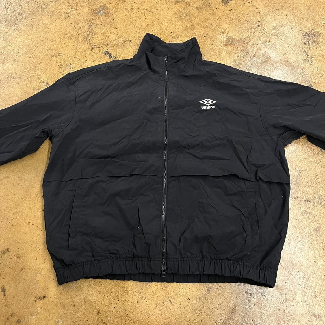 [정품/105] 엄브로 블랙 바람막이 자켓 b10 상품이미지3