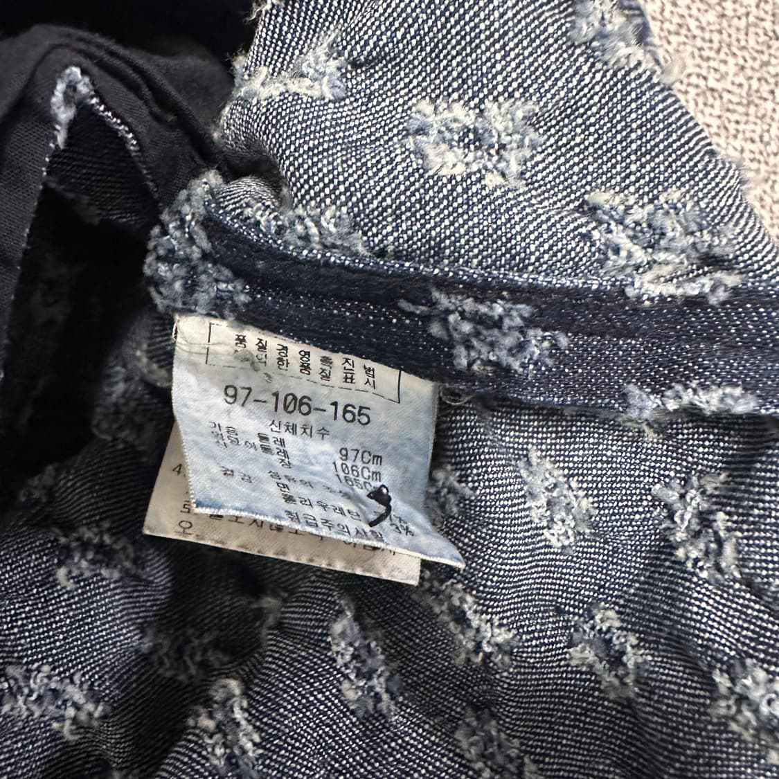 빈티지 데님 롱 자켓 상품이미지4