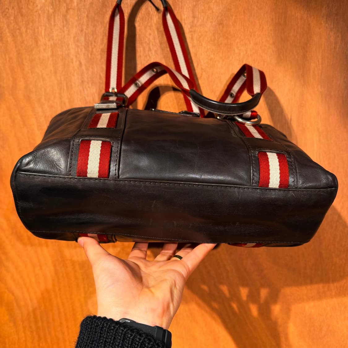 BALLY 발리 레더 토트백 숄더백 상품이미지6