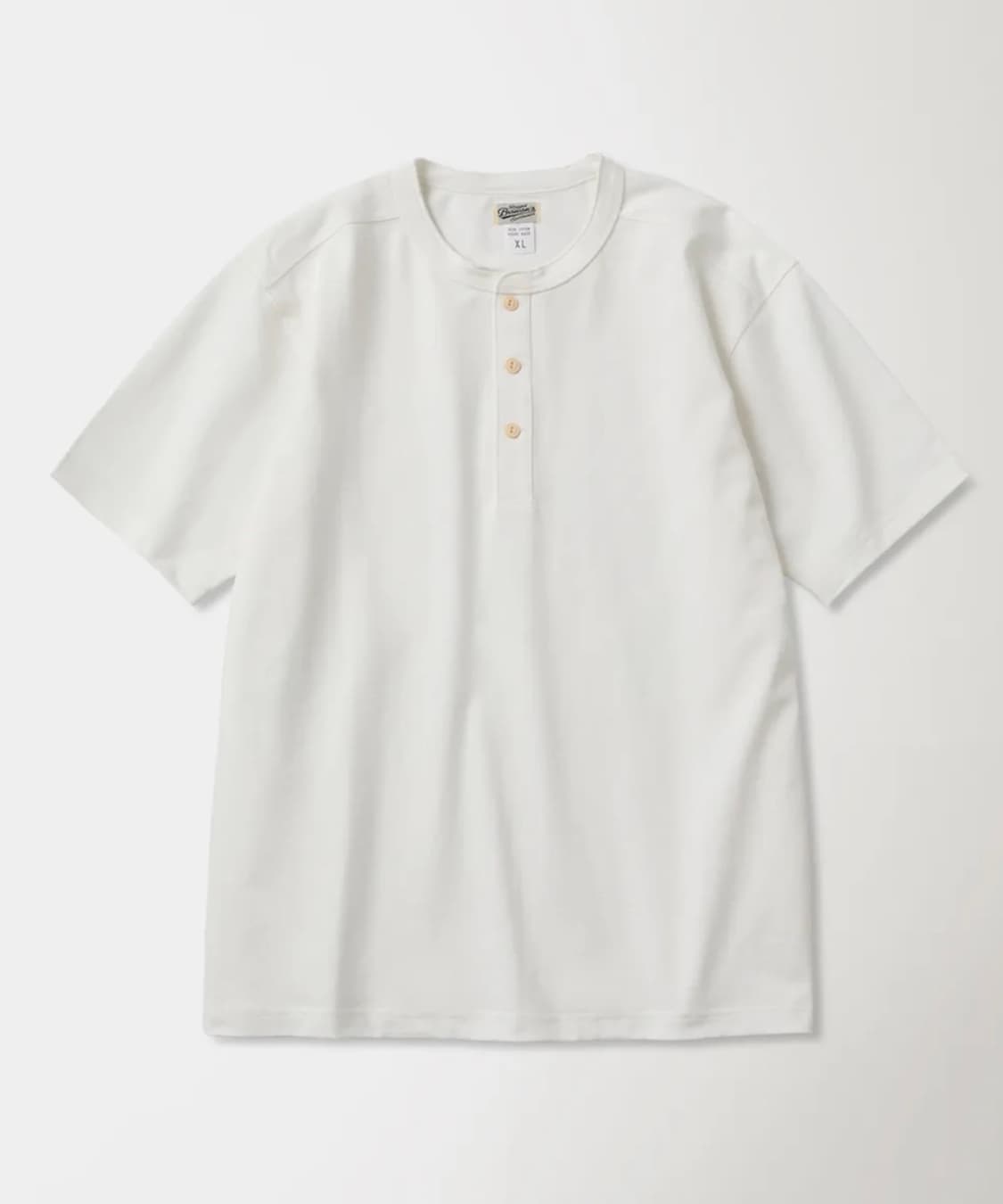 브론슨 10.6oz 헨리넥 반팔 (화이트,L) 상품이미지1
