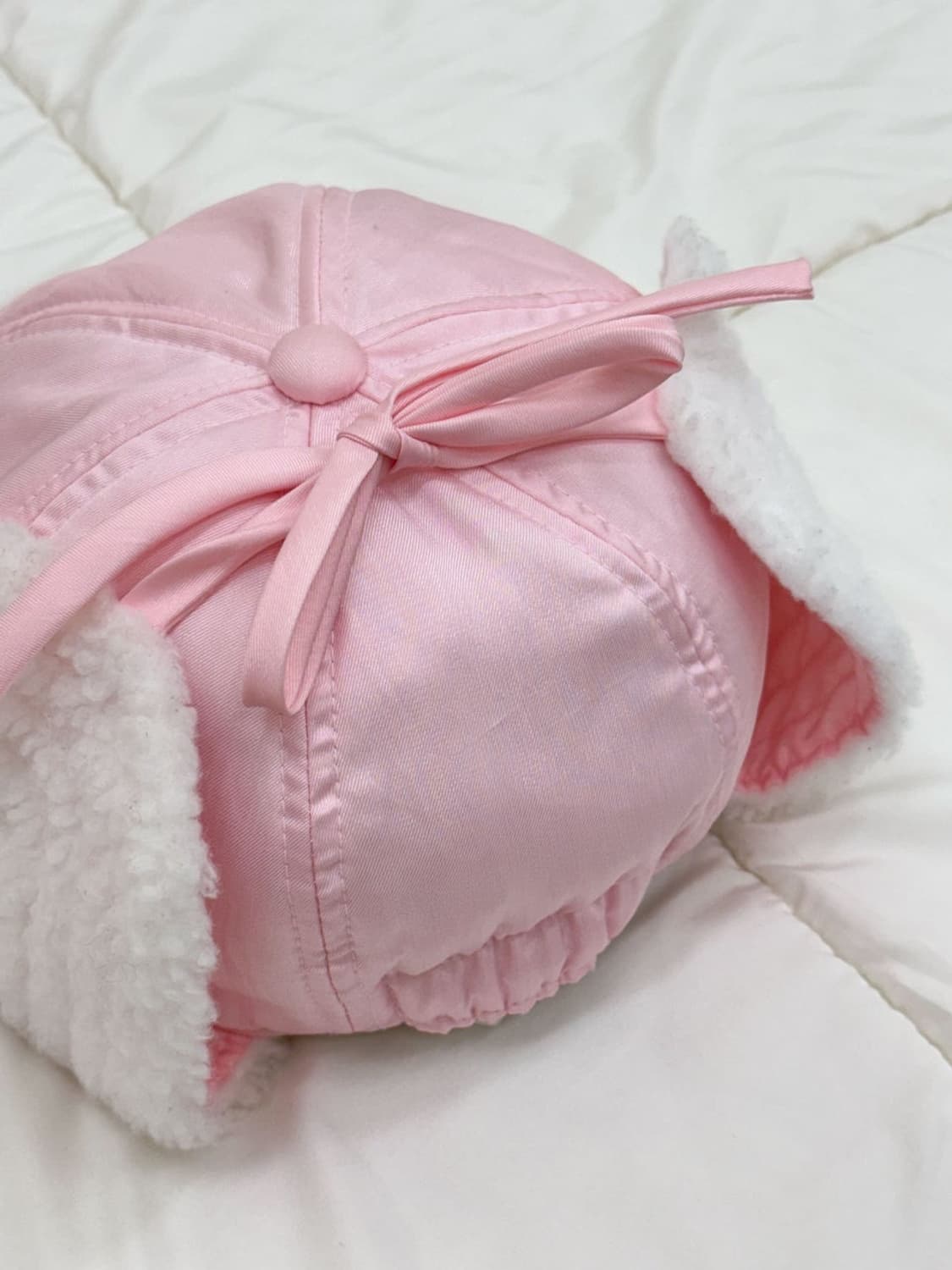  courreges / 꾸레쥬 핑크 이어머프 모자 상품이미지5