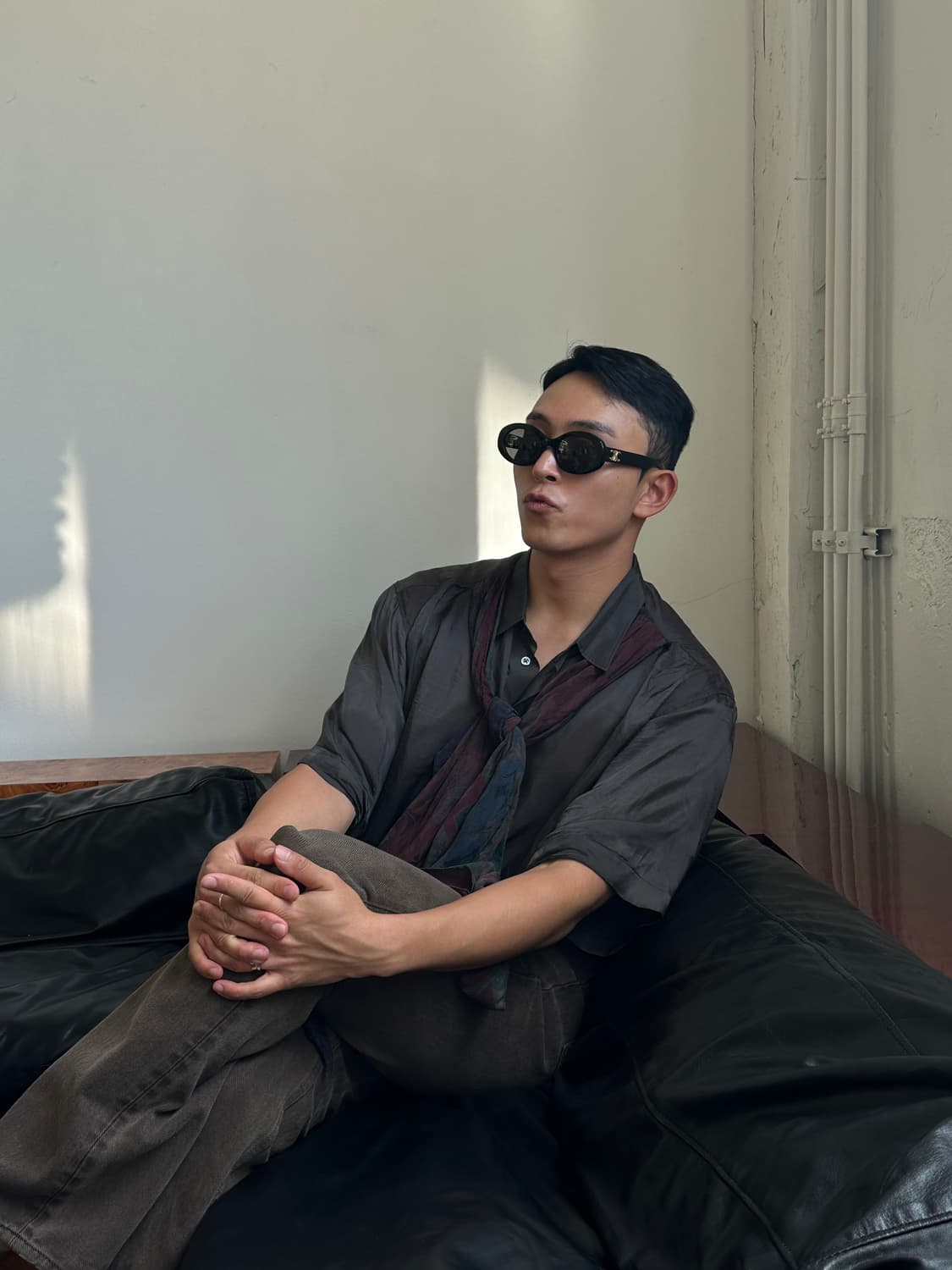 마리아노 스카프 패널 셔츠 상품이미지6