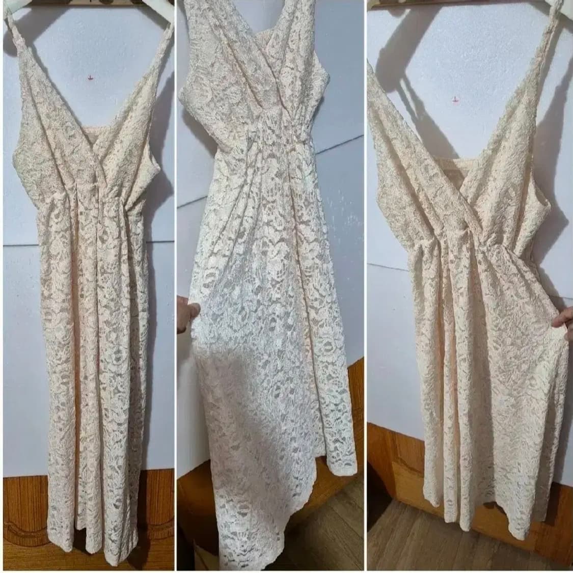 4046 ) S급 최고급 레이스 원피스 아이보리 블랙 (각각가격) 상품이미지2