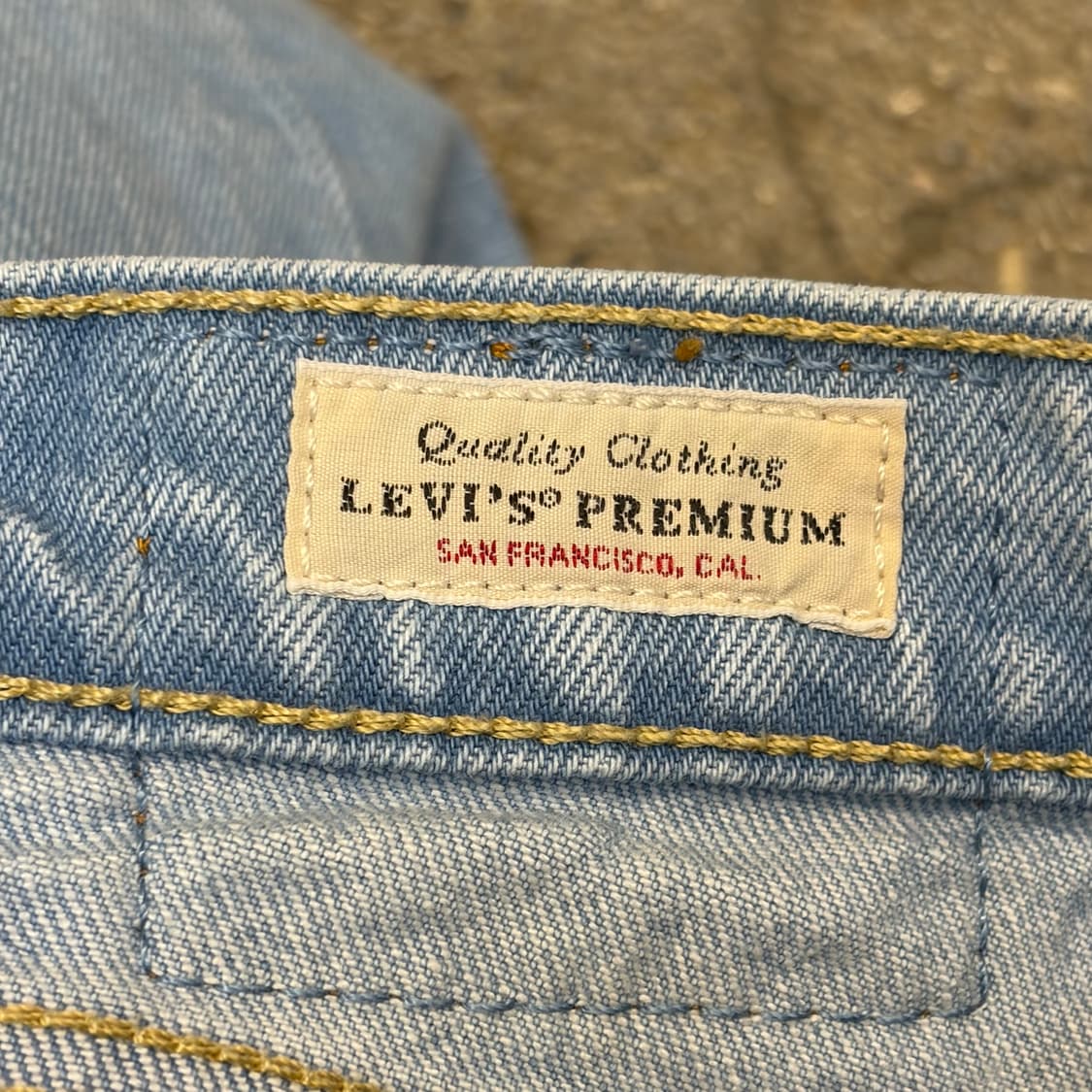 USA 빈티지 리바이스 501 여성 청바지 상품이미지3