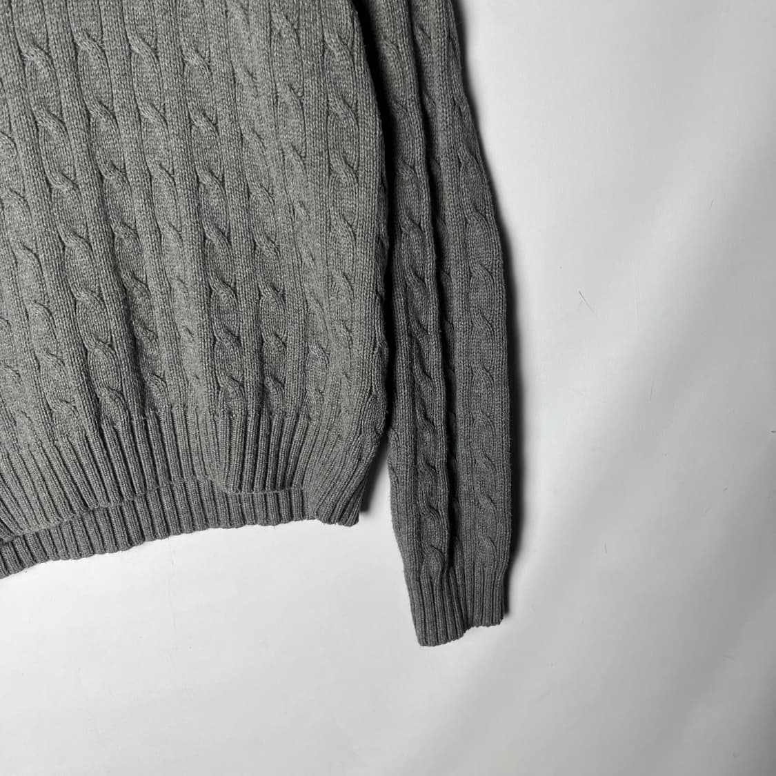 [Ralph Lauren Sport] 랄프로렌 스포츠 꽈배기 브이넥 니트 상품이미지4